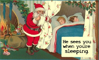 Santa watching you